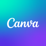 Das offizielle Logo der Design-Plattform Canva.